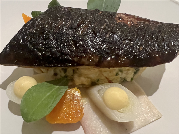 charred mackerel